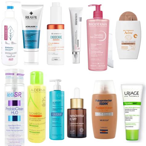 Productos de cuidado facial y tratamientos faciales .